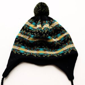 Turtle Fur XL Wool hat winter knit Ear Flap Beanie